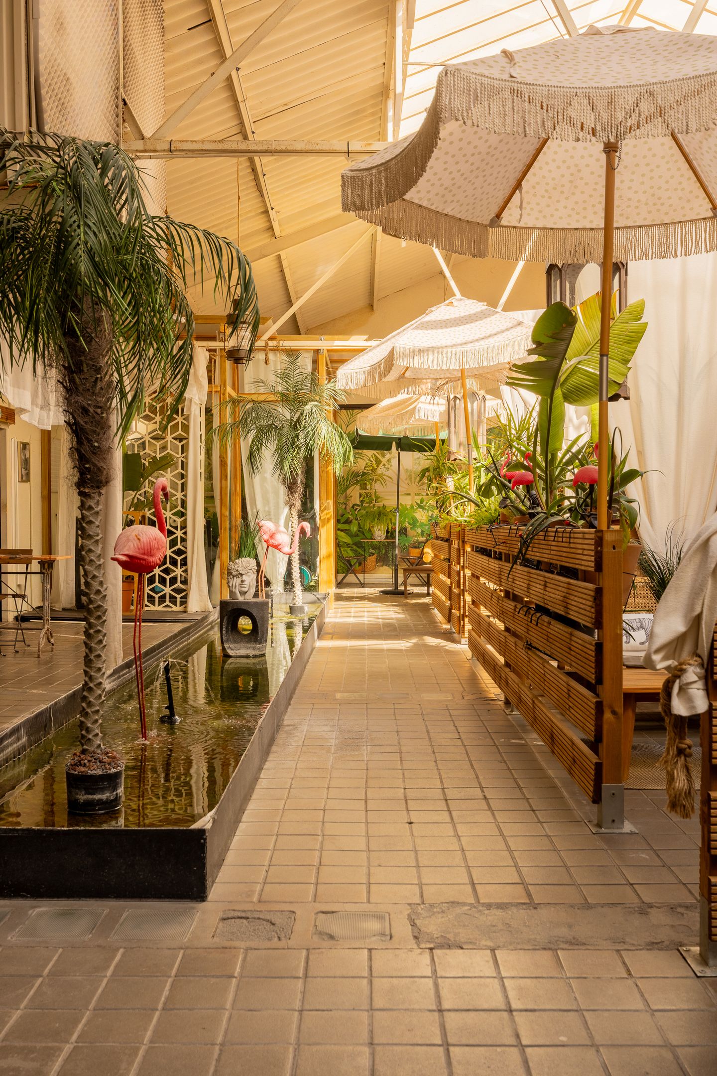 Jardín tropical de Hotel Life